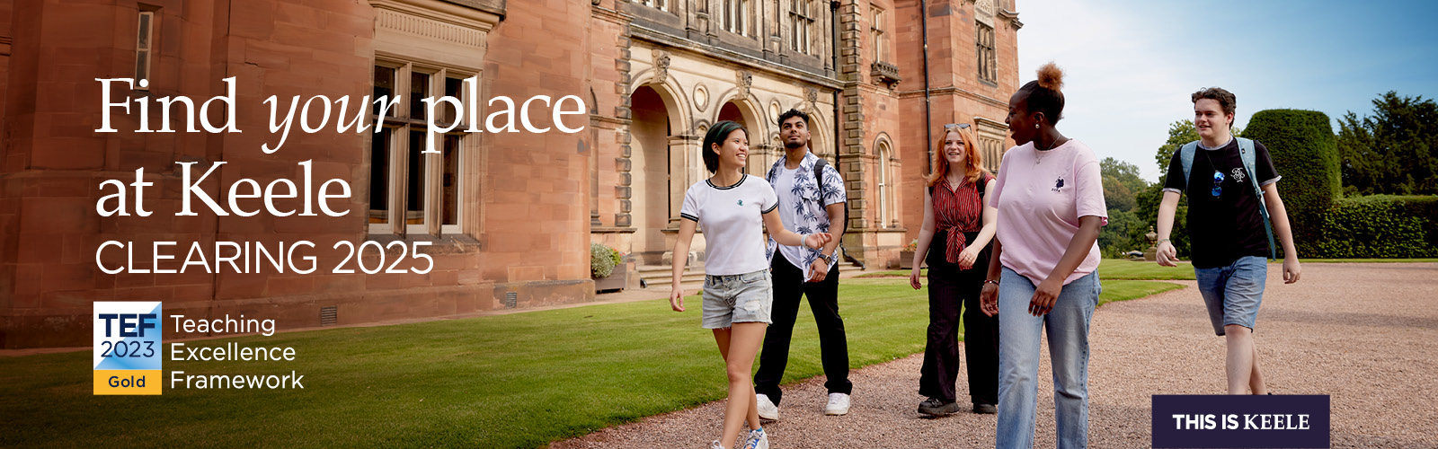 Find your place at Keele, Clearing 2025